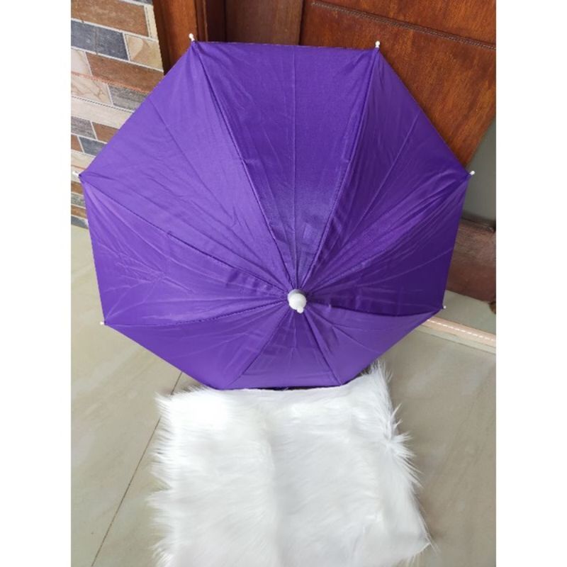 PAYUNG PANCING KEPALA TOPI ANTI UV HEADBAND KOKOH TEBAL 8 TULANG DIAMETER 70 CM