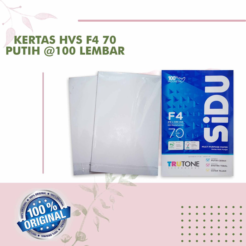 

KERTAS HVS 70 PUTIH @100 LBR