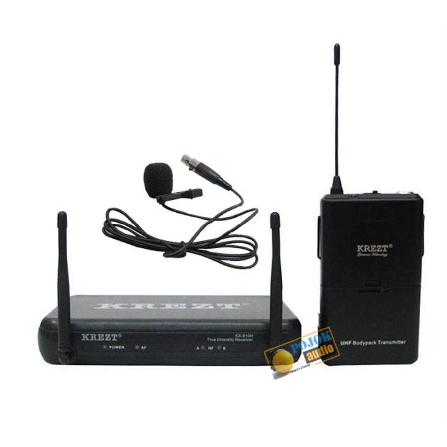 Krezt Kx 610 L - Microphone Wirless Clip On - Single Special Ramadhan