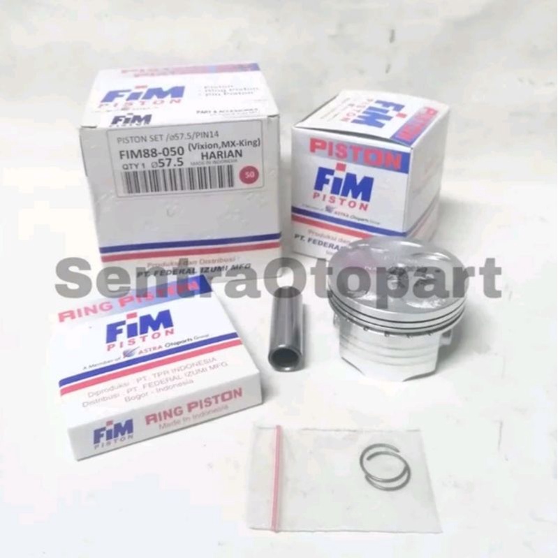 Piston seher kit vixion mx King r15 old oversize 50 fim