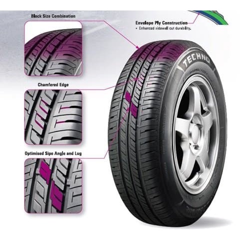 Ban luar Daihatsu GrandMax 165/80 R13 Techno Bridgestone -61966