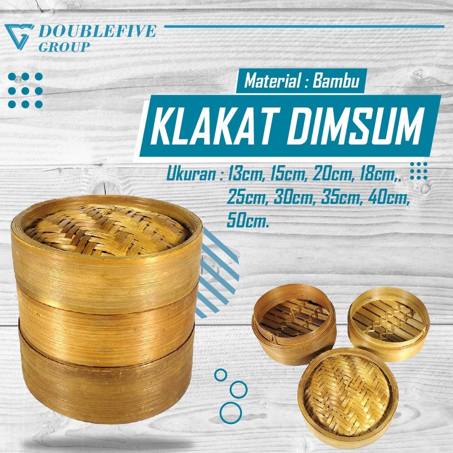 Klakat Bambu Dimsum Perlengkapan Dapur [20 cm]