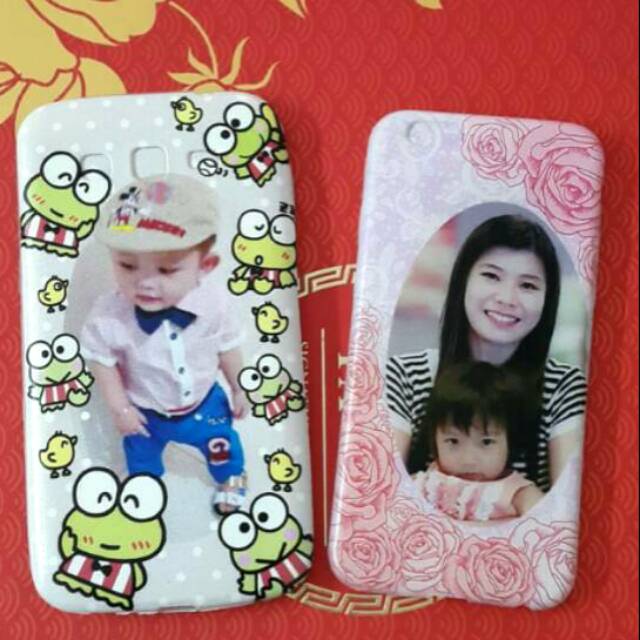 Anti bentur Case  hp  custom gambar  foto logo bebas Shopee 