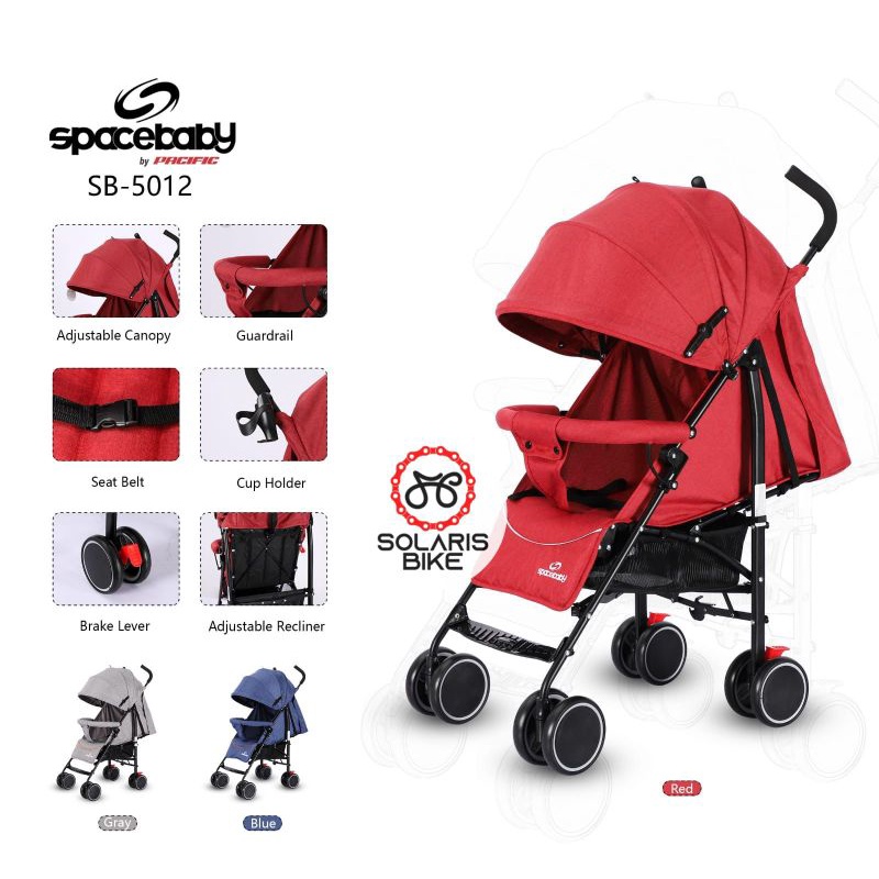 SPACE BABY Stroller SB 5012 Pacific Kereta Dorong Bayi