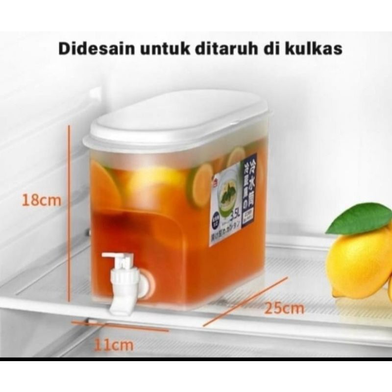 Dispenser Minuman Air Galon 3,5 Liter Water Dispenser Portable 3,5 L Dispenser Dalam Kulkas