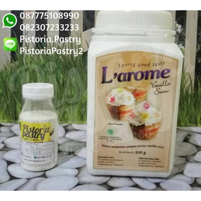 

Toko-Bahan-Kue- Larome Vanilla Powder -Terlengkap-Termurah-Dijamin.