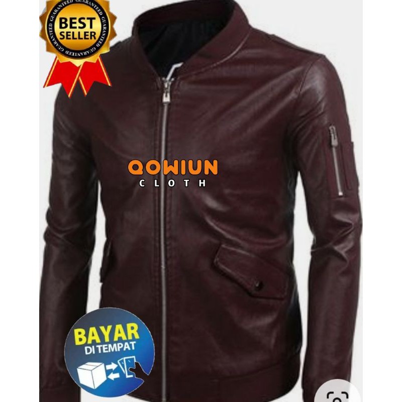 jaket kulit sintetis