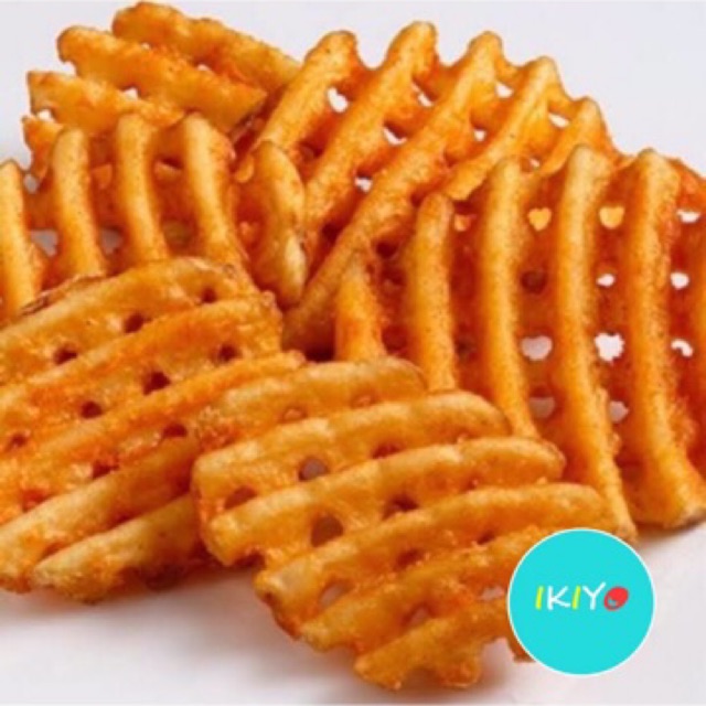 Promo  Kentang Goreng Waffle / Frozen Food 1 KG / Siap