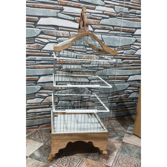 NEW SANGKAR KOTAK PLECI/BIRCIL LUJI BESI KHAS LOMBOK