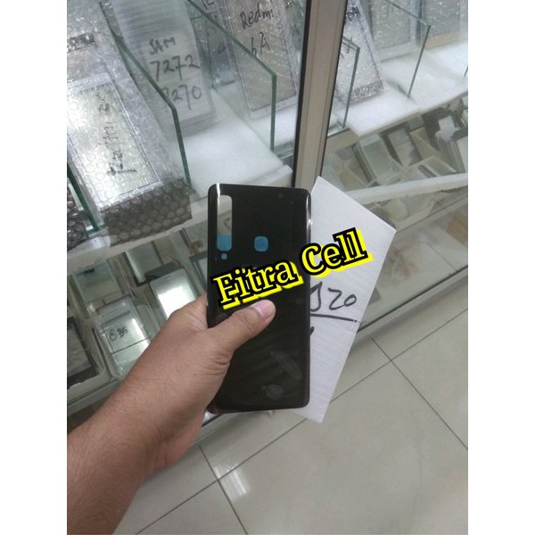 Back Cassing Casing Back Door Tutup Belakang Tutup Kesing Samsung A9 2018 A920 ORIGINAL Hitam