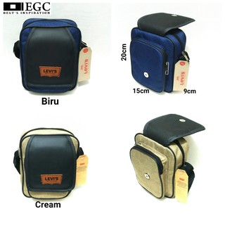  Tas  Slempang Kanvas  Pria Sling Bag Cowok  Cowo Travel Bag 