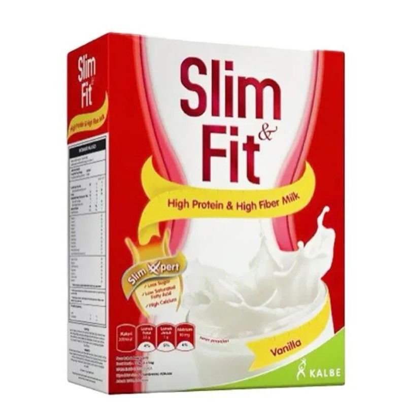 

slim & fit milk vanila dan coklat 312gr