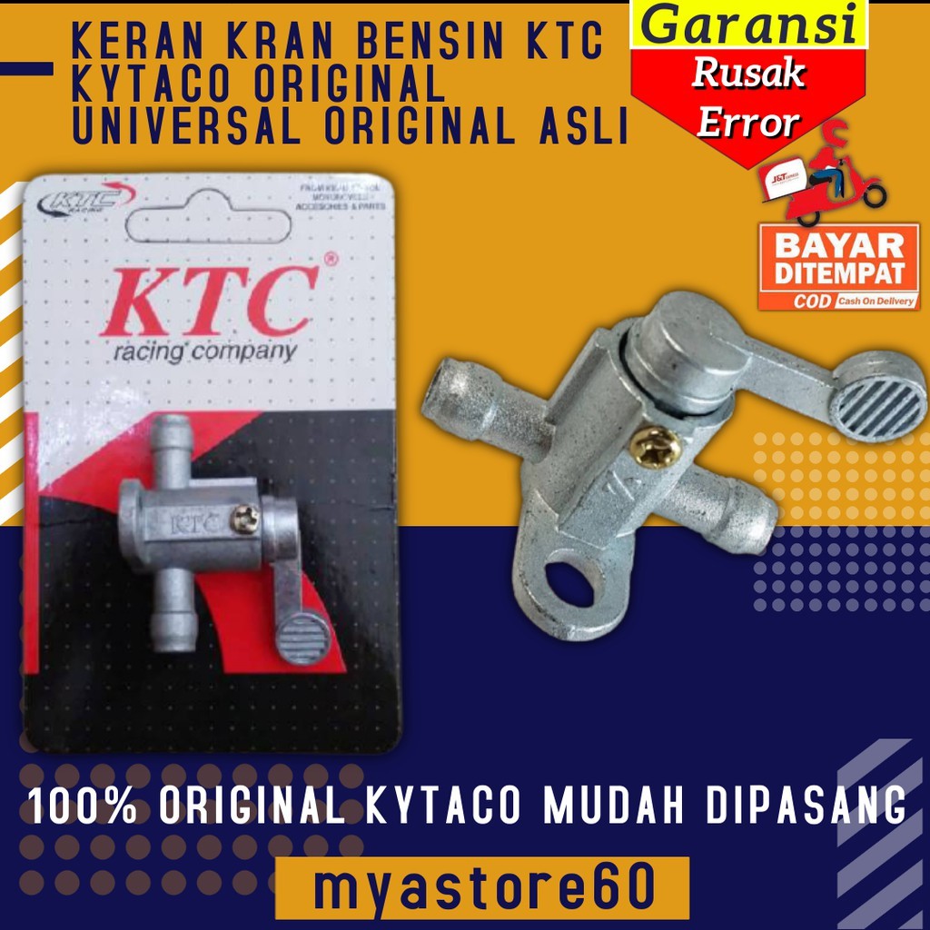 KERAN KRAN CRANE TUTUP BENSIN KTC KYTACO ORIGINAL ALL  SEMUA MOTOR UNIVERSAL ORIGINAL ASLI