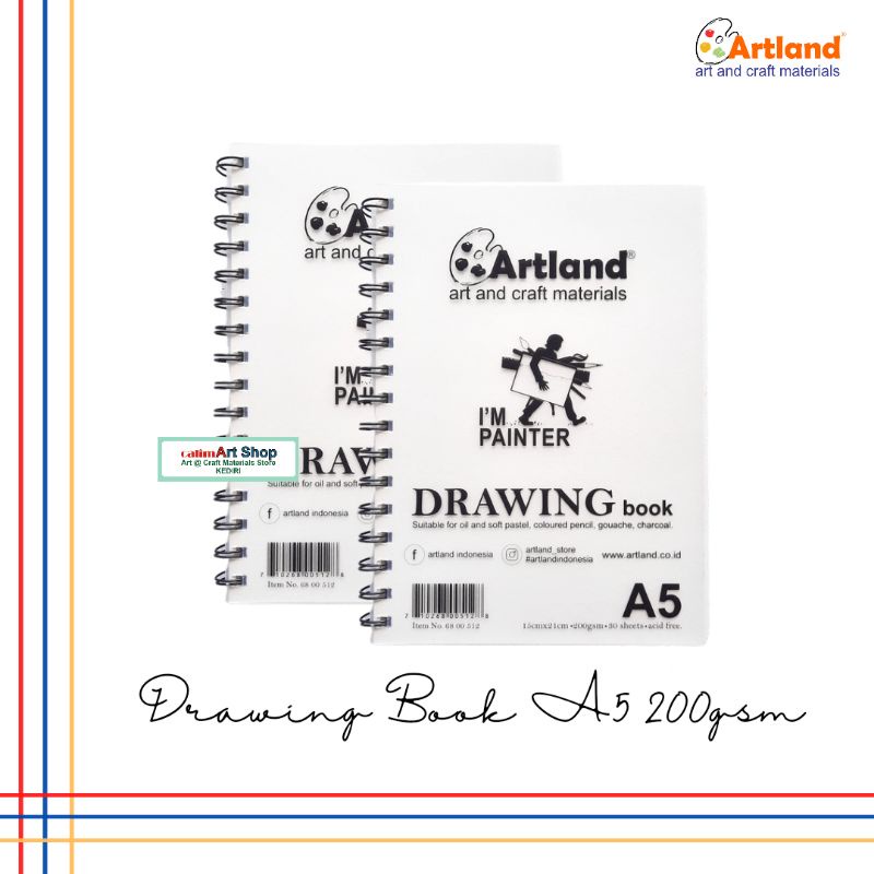 Drawing Book Artland A5 / Buku Gambar / Sketchbook A5