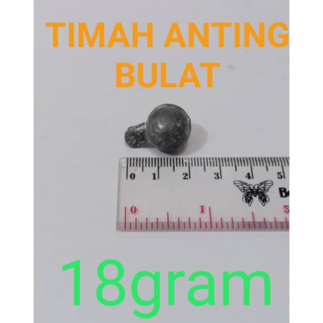 TIMAH ANTING BULAT 18GRAM PEMBERAT BANDUL PANCING KAIL UMPAN