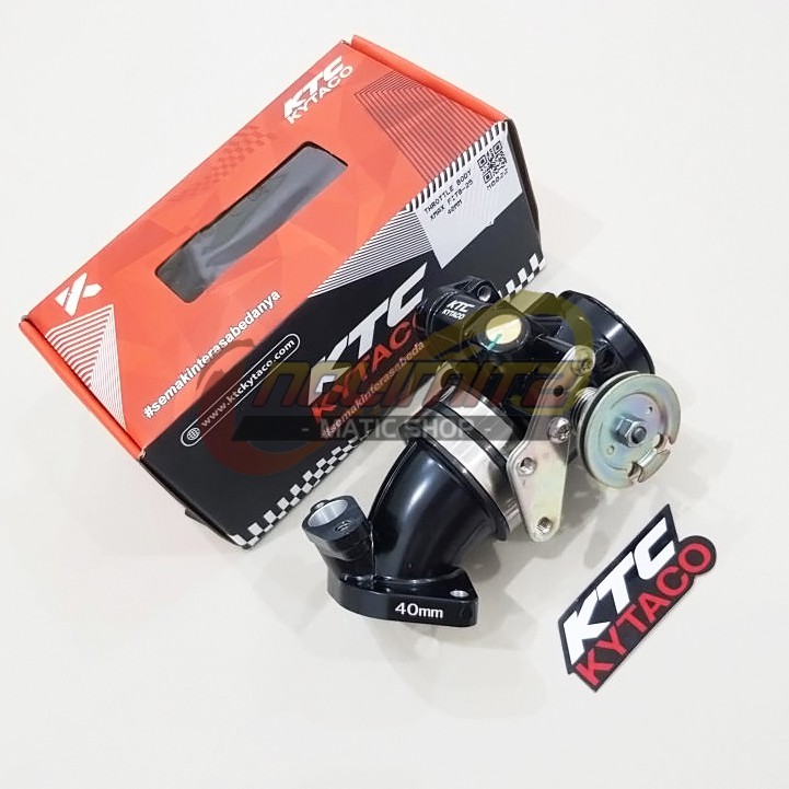 Throttle Body Pipa Gas Hawa Udara KTC Kytaco Racing 40mm Yamaha XMAX