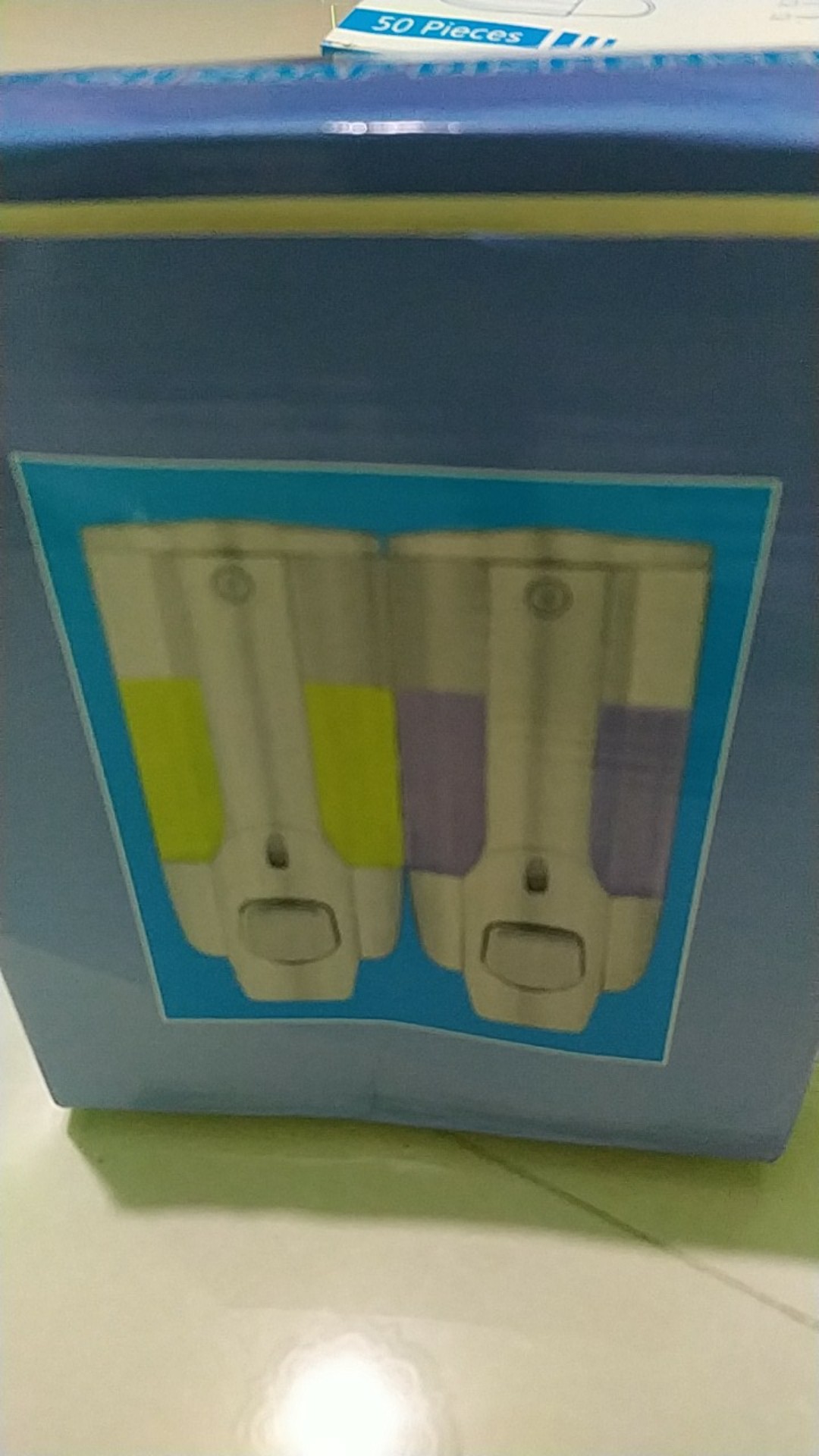 Dispenser Sabun Tempat Sabun Cair Double Tabung Soap Dispenser