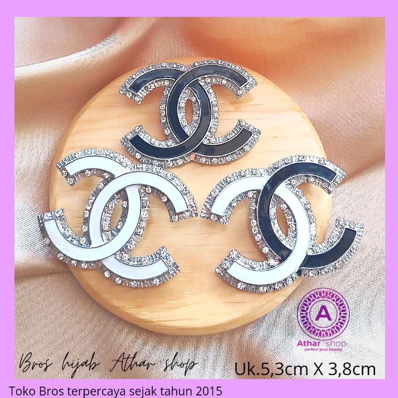 Bros jilbab pin peniti kerudung bross dada brooch premium eksklusif aksesoris fashion terlaris terbaru termurah by Bros hijab Athar shop