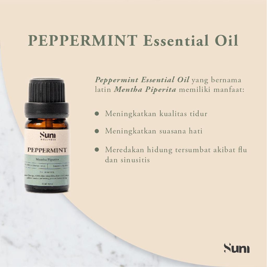 Suni Wellness Essential Oil Peppermint 10ml - Peppermint Essential Oil