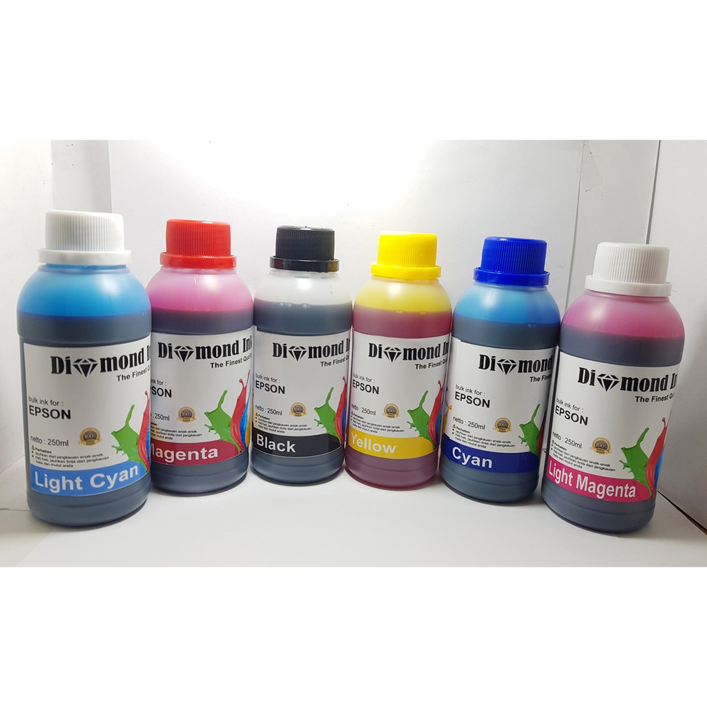 Tinta epson L120 L310 L360 L220 L1300 L1800 Diamond Ink Isi 250ml