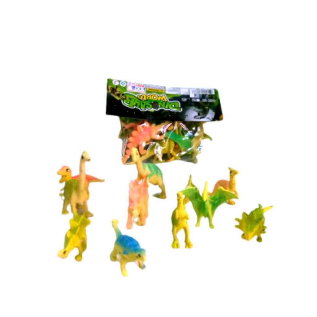 Mainan Figur Mini Dino Dinosaurus Dino World Set murah