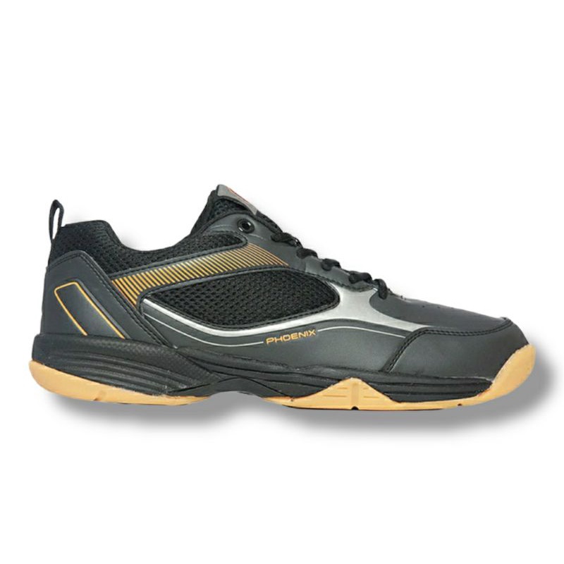 Sepatu Phoenix Badminton ||Drop Shot Black