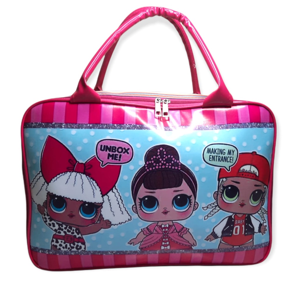 Tas Travel Bag Koper Baju Buat Mudik Cewek Mini Model Terbaru Untuk Bepergian Piknik Ukuran Sedang A