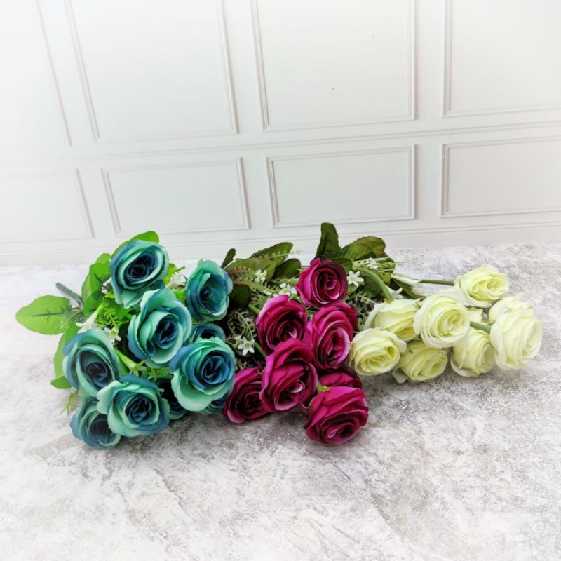 Bunga Artificial Rose Bouquet