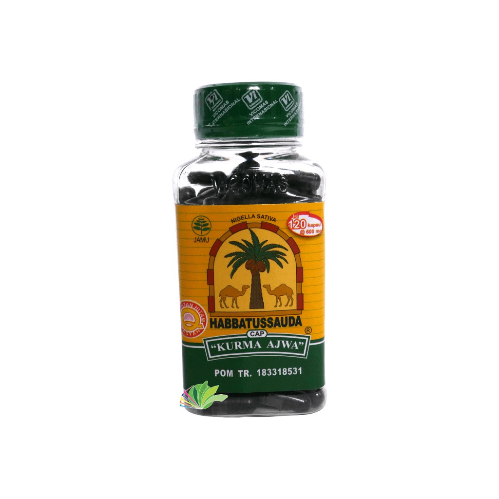 Habbatussauda cap kurma ajwa 120 kapsul