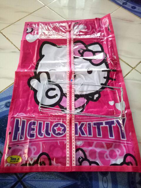 Rak Gantung Organizer Set 3in1 Rak Tas,sepatu,jilbab+hanger Besi Banner Karakter 1 Kg