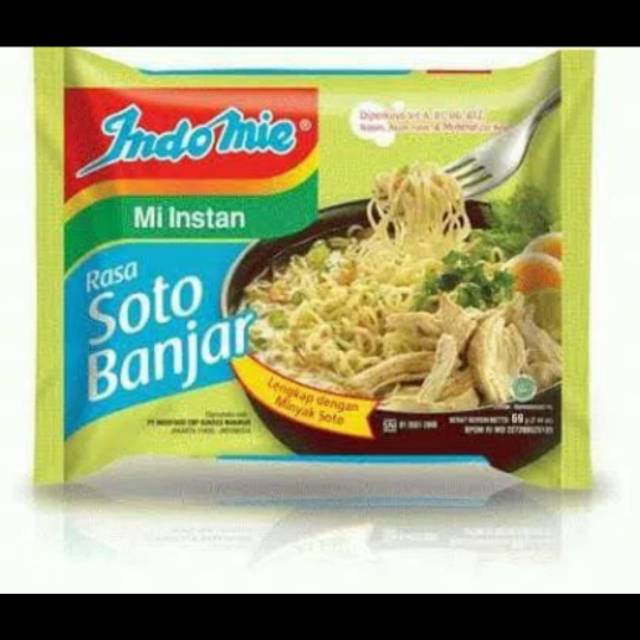 

Indomie Mie soto Banjar