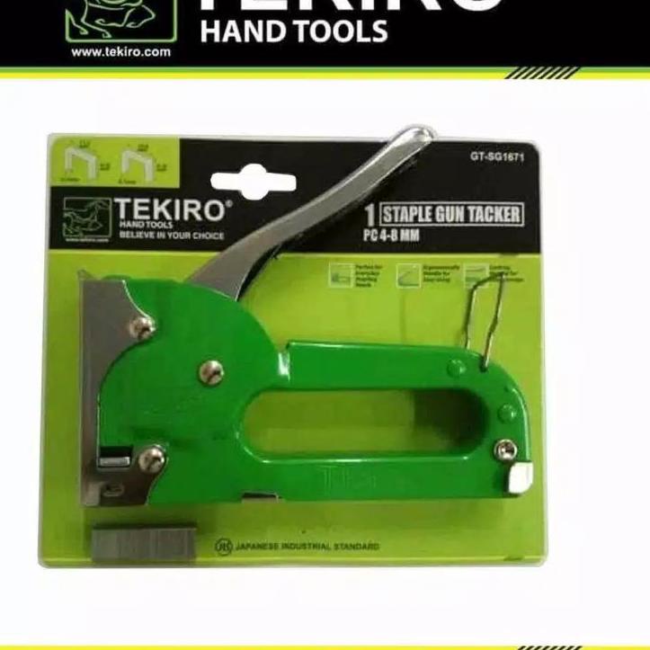 

New! TEKIRO STAPLE GUN TACKER STAPLES GUN 4-8 MM / TEMBAKAN STAPLES STANDAR TEKIRO !!