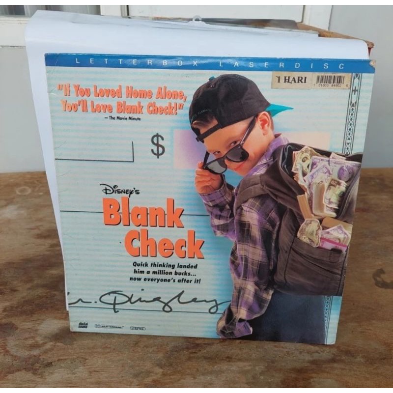 Kaset Laser disc Blank Check