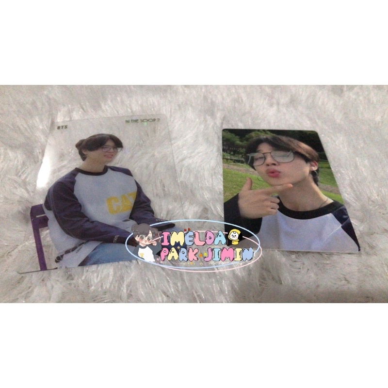READY BTS IN THE SOOP 2 its 2 photocard PC Official Transparent Park JIMIN