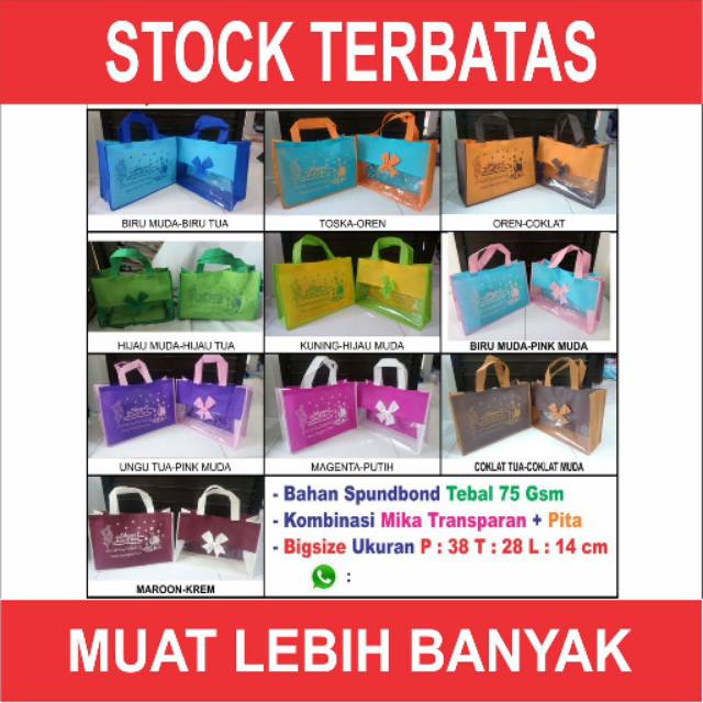 

READY tas parcel lebaran mika model tidur