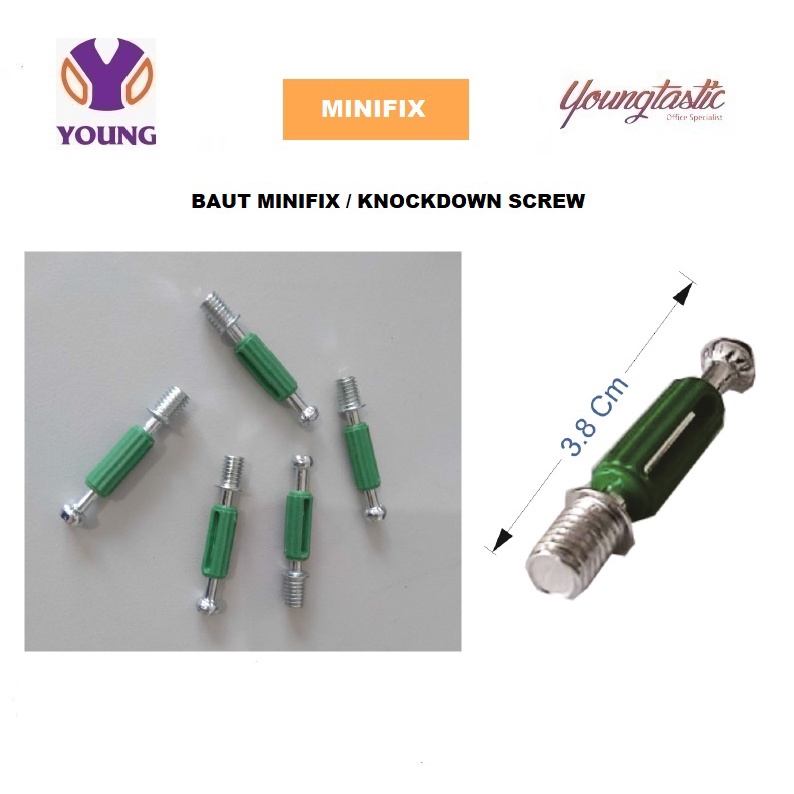 Ergosit - Baut Minifix / Connecting Screw / Knock Down Screw
