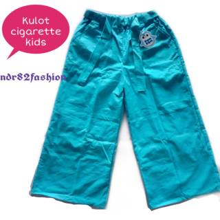  Celana  kulot  anak  perempuan bahan katun sigaret 6 12 tahun 