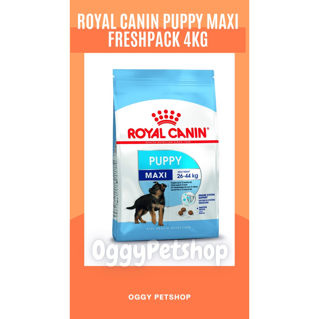 RC Royal Canin Puppy Maxi Makanan Anak Anjing Dry 4kg