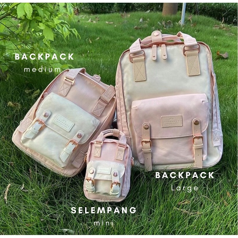 11.11 BIG SALE !! TAS BACKPACK DOUGHNUT MACCARON-NATUREPALE