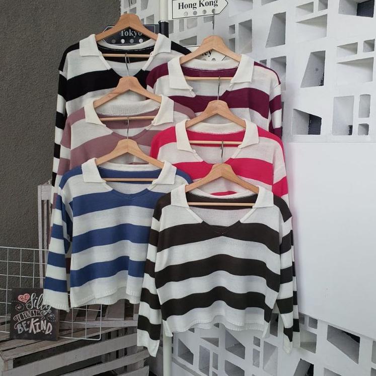 Bagus Dipakai.. baju rajut motif | baju blaster | murah | fuji rajut// sweater rajut wanita// atasan