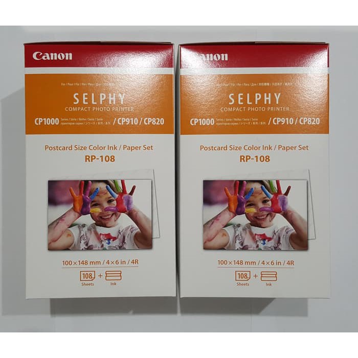

Canon Selphy Color Ink and Paper Set RP-108