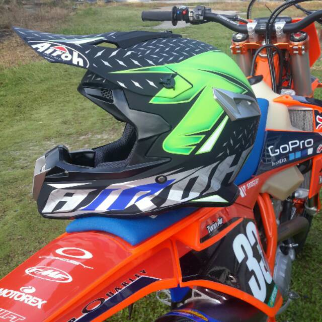 Helm Motocross Trail Supermoto Rep Airoh Terminator