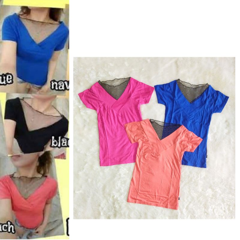 (COD) Kaos Babyterry Wanita Tebal Fit S-XL  (Ld 90-110 cm)