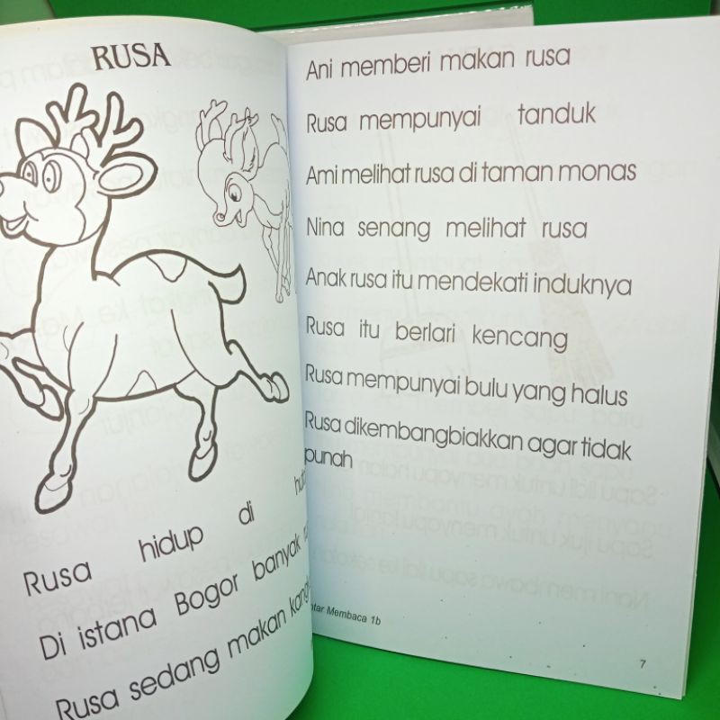 buku pintar membaca 1B 32 halaman (15×25cm)