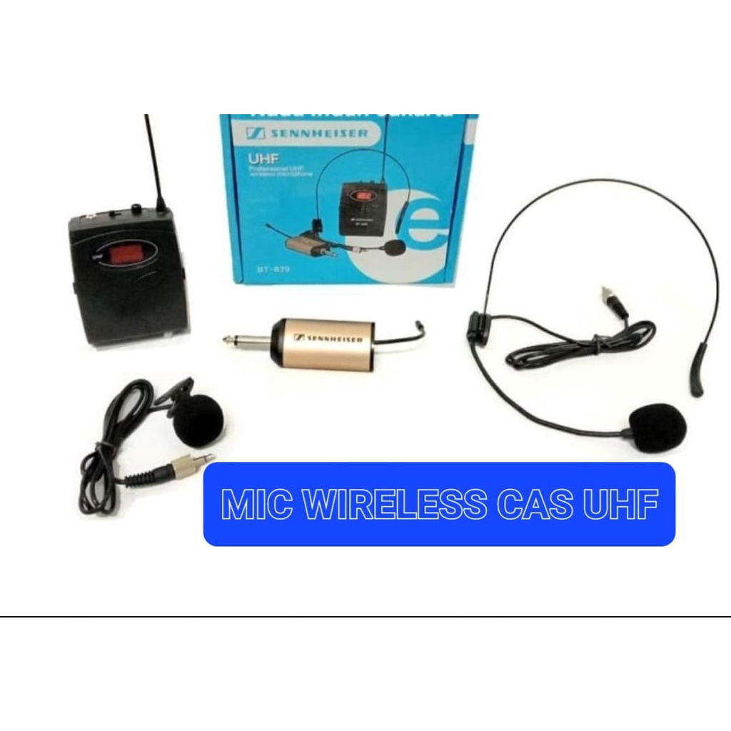G601 MIC WIRELESS CAS UHF SINGLE HEADSET BANDO KLIP CLIP ON MIK WIRELESS CHARGER MIKROPON CAS