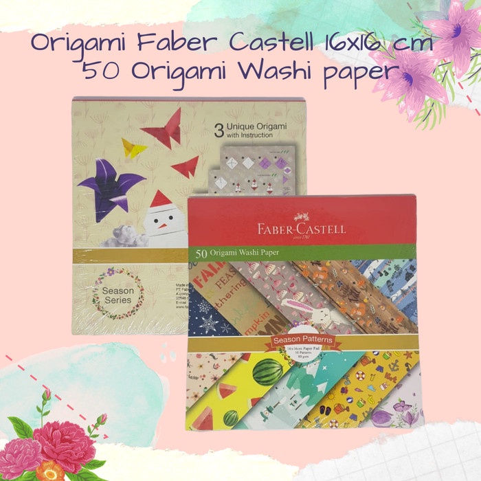 

Senikertas- Kertas Origami Paper Motif Faber Castell 16X16 Cm Harga Grosir Atk -Kertas-Seni.
