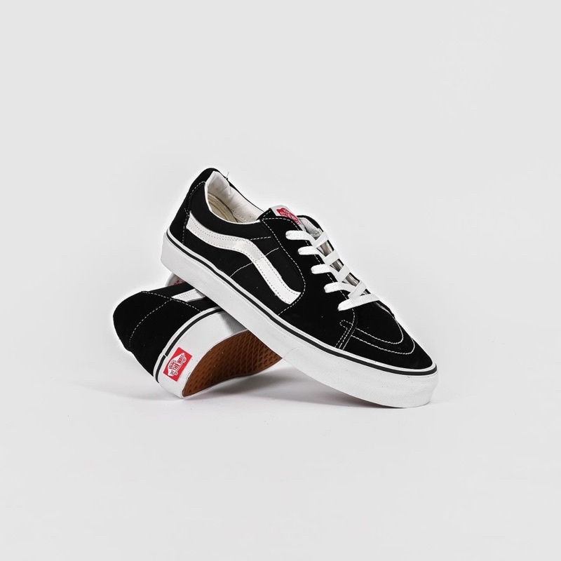 V4ns SK8-Low Black/White Classic Original