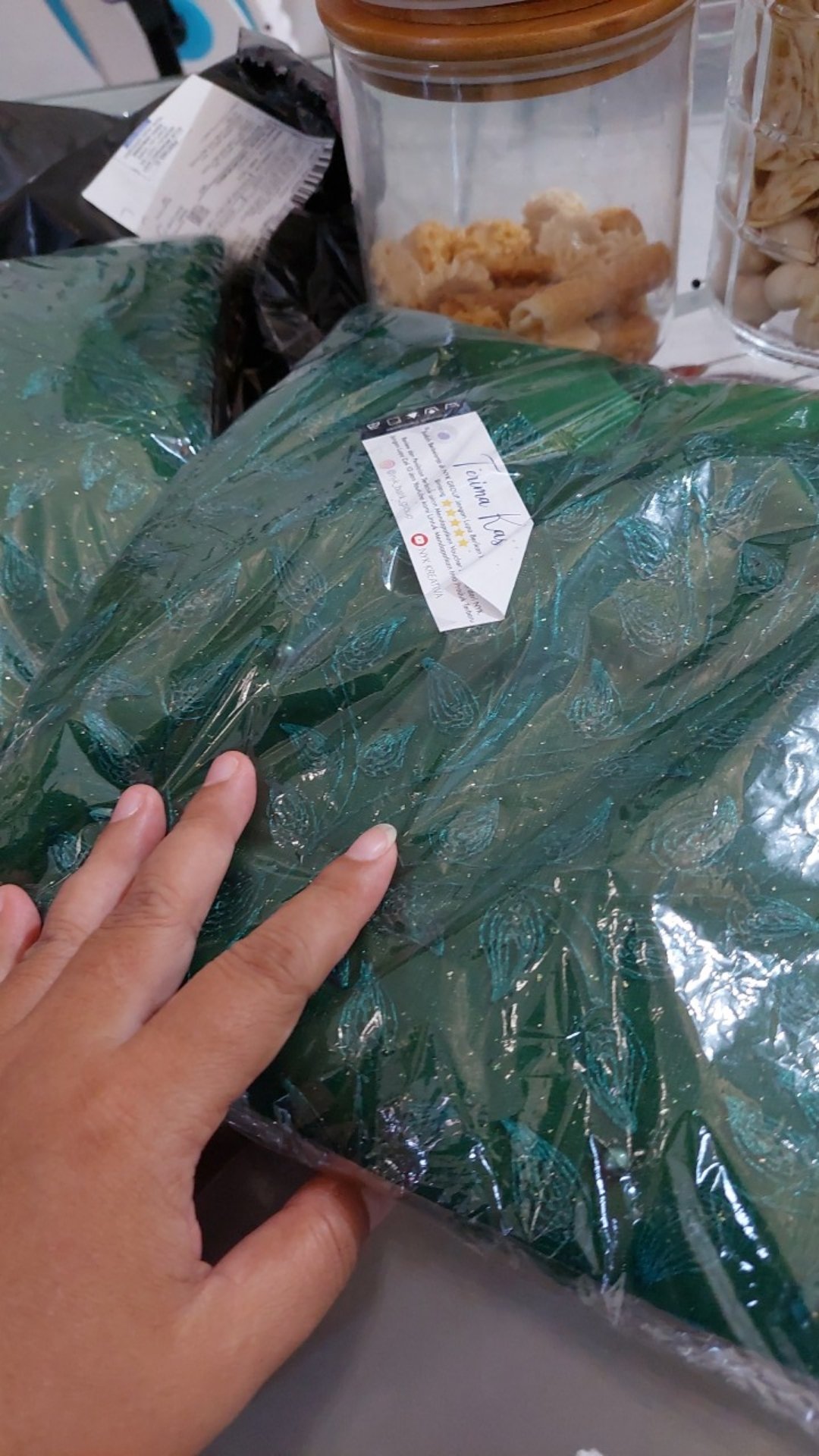 ( Ori 4 Varian Warna + Tile Premium) Couple Batik Mika Parang Nirmala