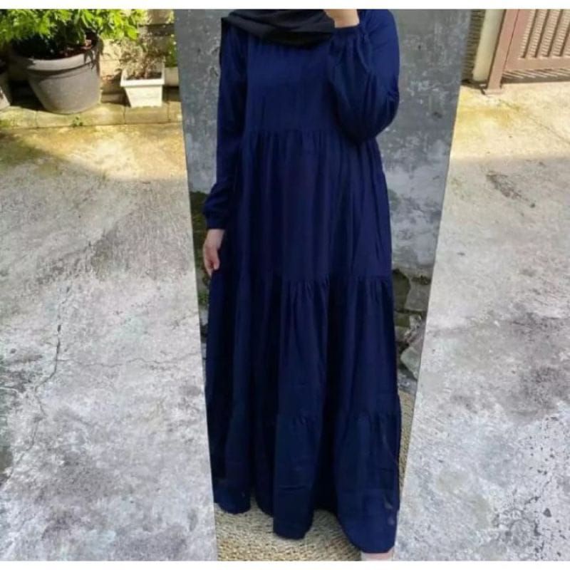 PROMO HANUM DRESS/HOMEYDRESS/GAMIS RAYON TWILL JUMBO (XL&amp;XXL)