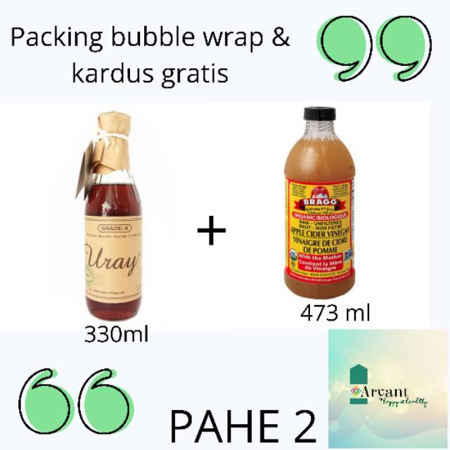 

Madu uray 330ml +Bragg ACV 473ml